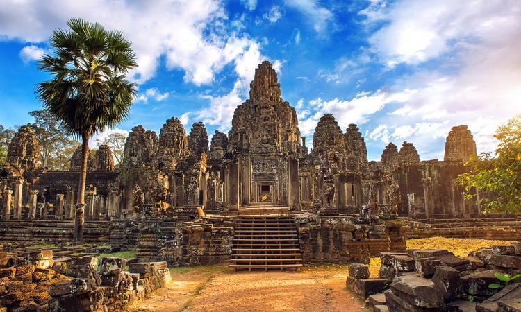 Angkor Thom Temple in Siem Reap Cambodia