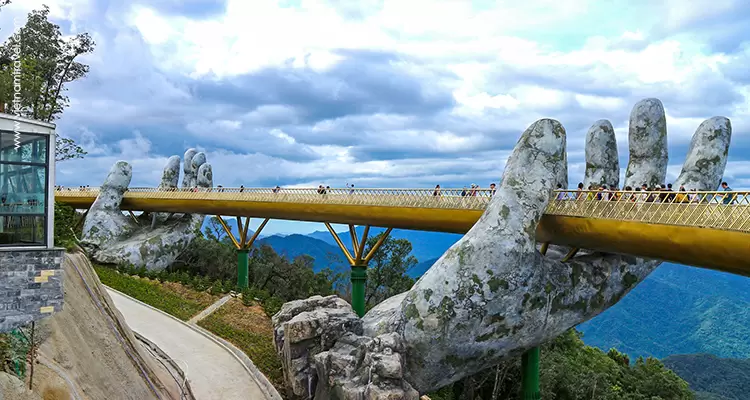 Vietnam Golden Bridge Da Nang