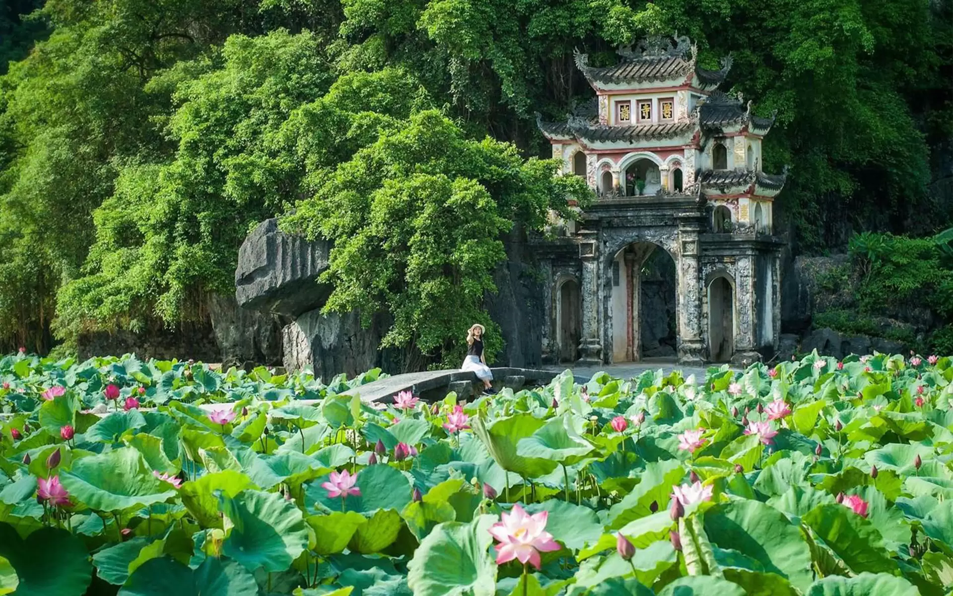 Irresistible fairytale beauty of Bich Dong Pagoda