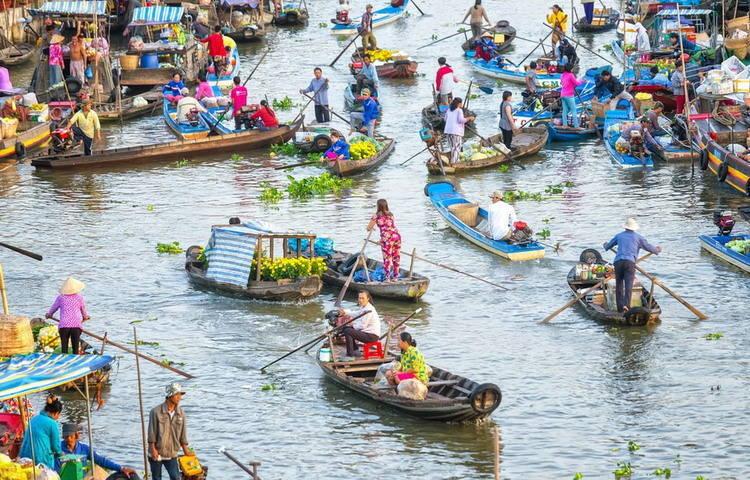 Mekong Floating Markets
