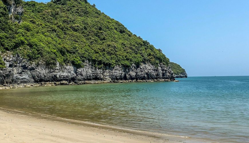 The beach at Flamingo Resort. Photo by Darren Barnard